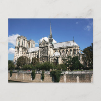 Portal of St. Stephen South Rose Window Notre Dame Postcard