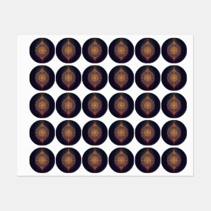 Portal of the Infinite Light – A Sacred Mandala Labels