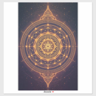 Portal of the Infinite Light – A Sacred Mandala Sticker