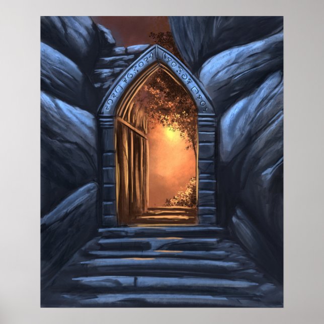 Portal to the fantasy world poster (Front)