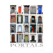 Portals door photography poster