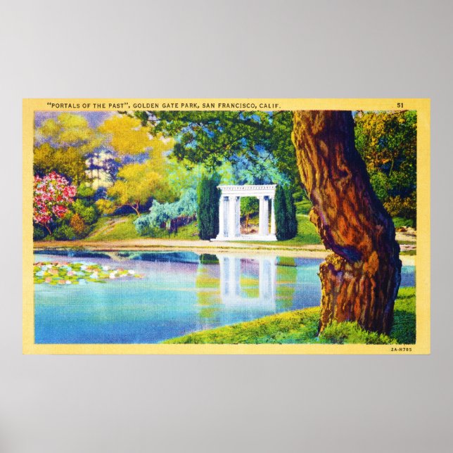 "Portals of the Past" Golden Gate Park Poster (Front)
