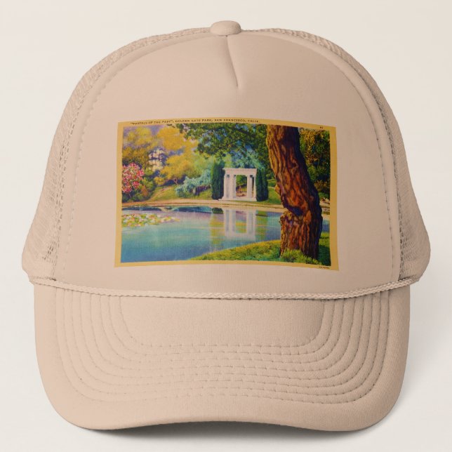 "Portals of the Past" Golden Gate Park Trucker Hat (Front)