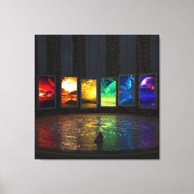 Portals (Square) Canvas Print (Front)