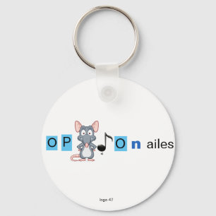 Porte-clé monogramme keychain