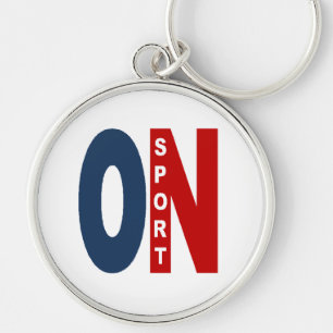 Porte clé rond Premium   ONTARIO  SPORT Keychain