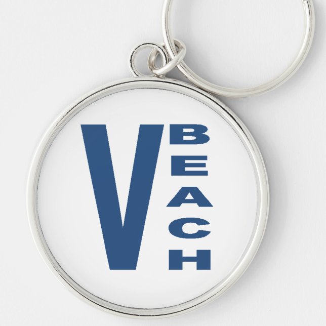 Porte-clé rond Premium VIRGINIA BEACH  Keychain (Front)