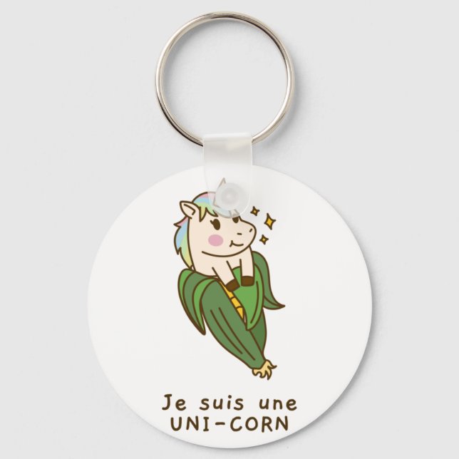 PORTE CLE UNICORN KEYCHAIN (Front)