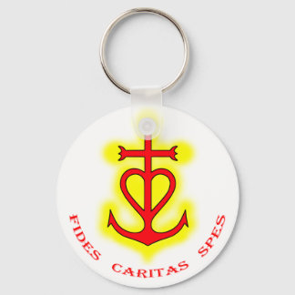 Porte-clef Croix camarguaise (Fides Caritas Spes) Keychain