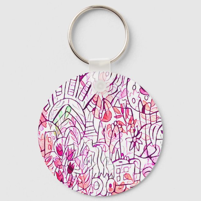Porte-clés astral fleurs 2 keychain (Front)