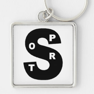 Porte-clés carré Premium DESIGN SPORT Keychain