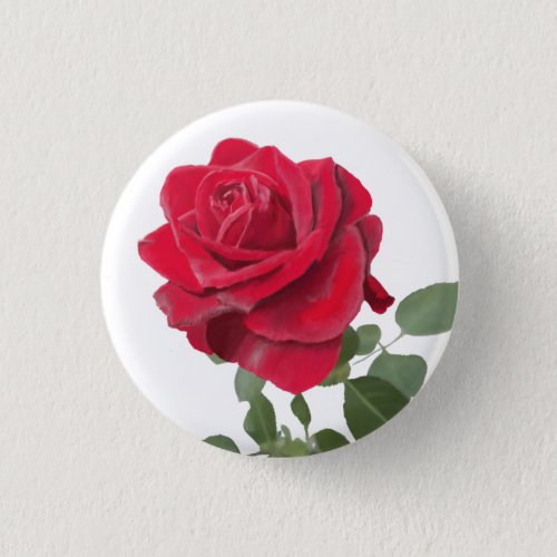 Porte_cls Cartes De Visite Rose rouge peinture Button