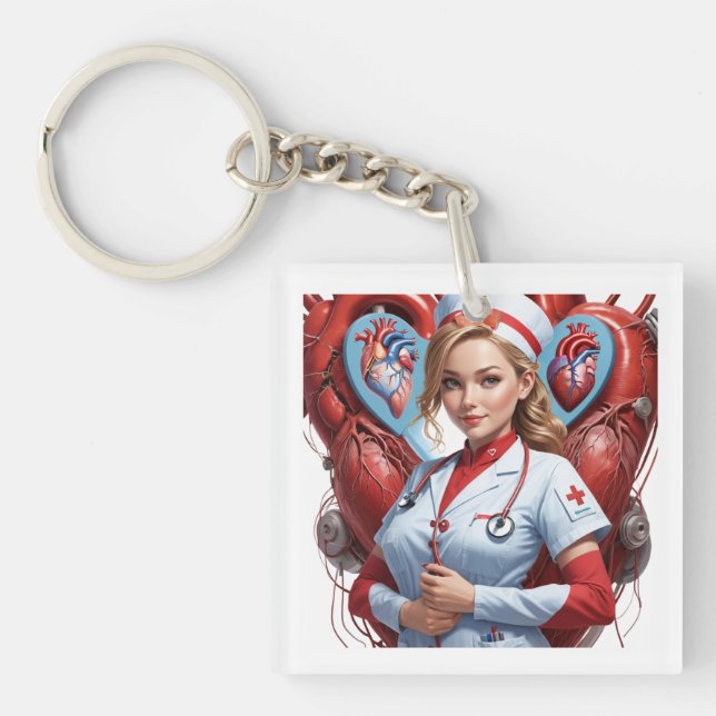 Porte-clés en acrylique keychain (Front)