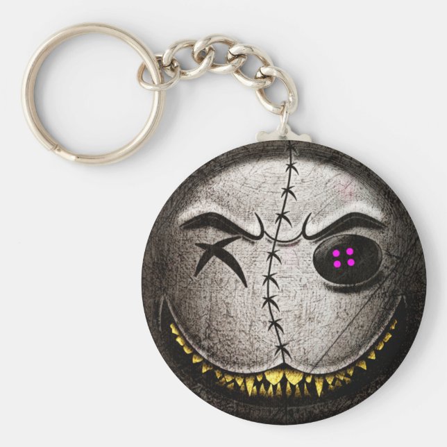 Porte-clés Scarmoji Vintage Keychain (Front)