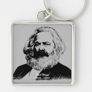 Porteclés carré Karl Marx - grand Keychain