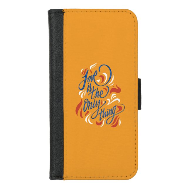 Portefeuille - Love is the only thing iPhone Wallet Case (Front)