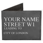 Your Name Street  Portefeuille Tyvek® Zakportemonnee