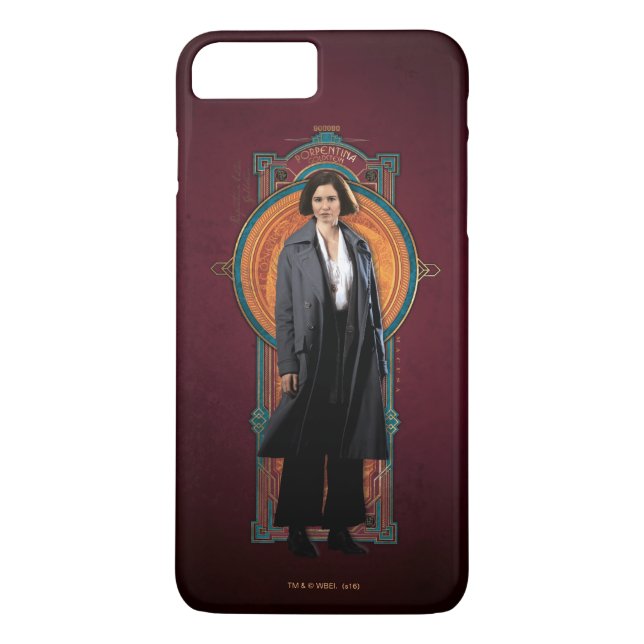 PORTENTINA GOLDSTEIN™ Art Deco Panel Case-Mate iPhone Case (Back)