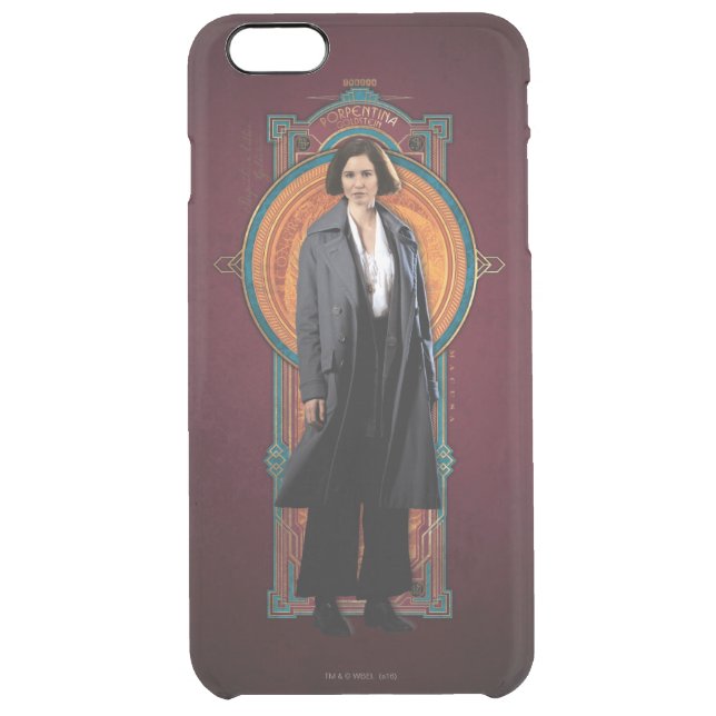 PORTENTINA GOLDSTEIN™ Art Deco Panel Uncommon iPhone Case (Back)