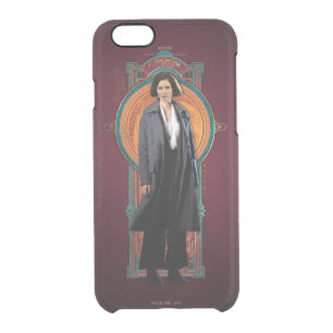 PORTENTINA GOLDSTEIN™ Art Deco Panel Clear iPhone 6/6S Case