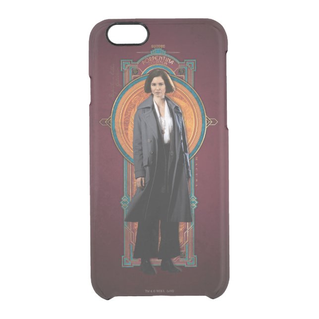 PORTENTINA GOLDSTEIN™ Art Deco Panel Uncommon iPhone Case (Back)