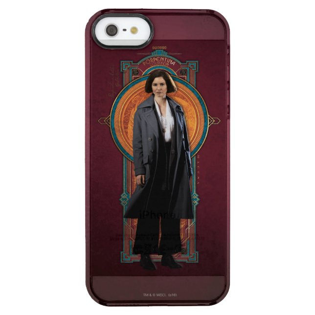 PORTENTINA GOLDSTEIN™ Art Deco Panel Uncommon iPhone Case (Back)