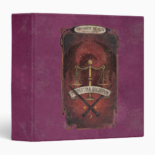 PORTENTINA GOLDSTEIN™ MACUSA™ Graphic 3 Ring Binder