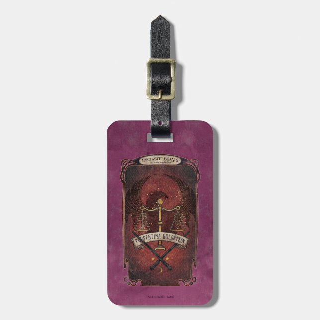 PORTENTINA GOLDSTEIN™ MACUSA™ Graphic Luggage Tag (Front Vertical)