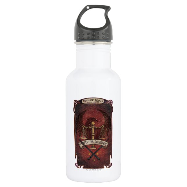 PORTENTINA GOLDSTEIN™ MACUSA™ Graphic Stainless Steel Water Bottle (Front)