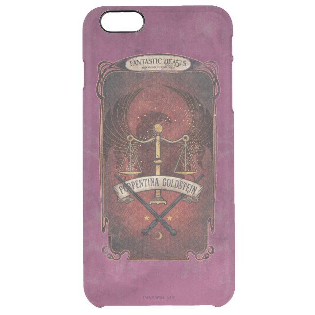 PORTENTINA GOLDSTEIN™ MACUSA™ Graphic Uncommon iPhone Case (Back)
