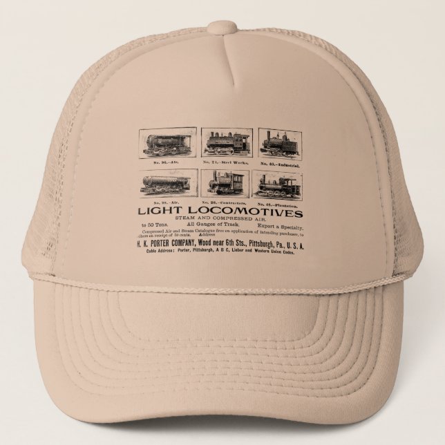 Porter Locomotive company           Trucker Hat (Front)