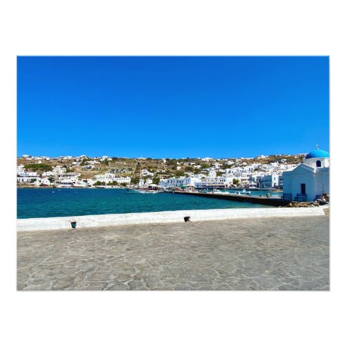 Porter of Mykonos in Mykonos Greece Photo Print