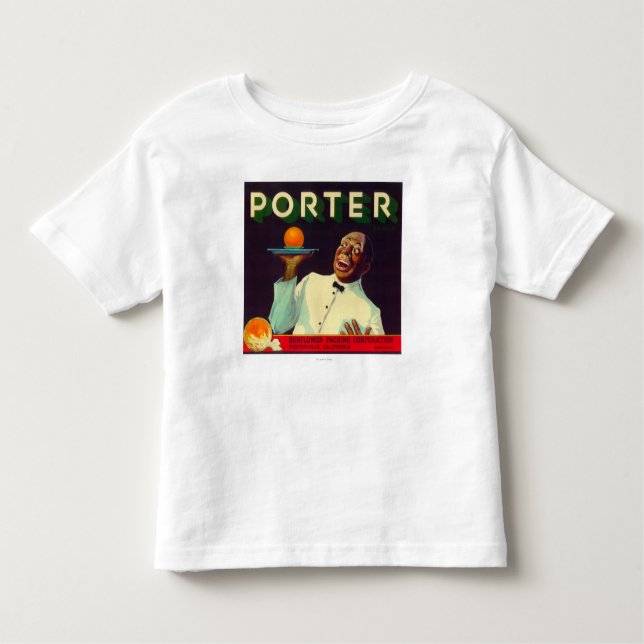 Porter Orange LabelPorterville, CA Toddler T-shirt (Front)
