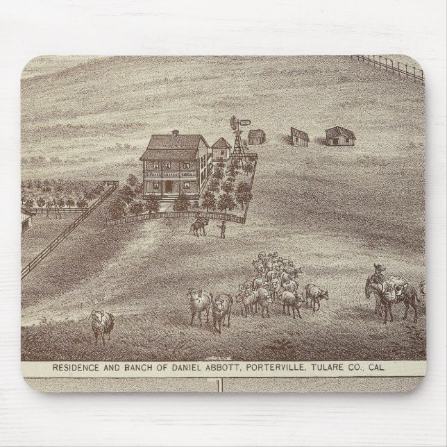 Porterville residences, store mouse pad (Front)