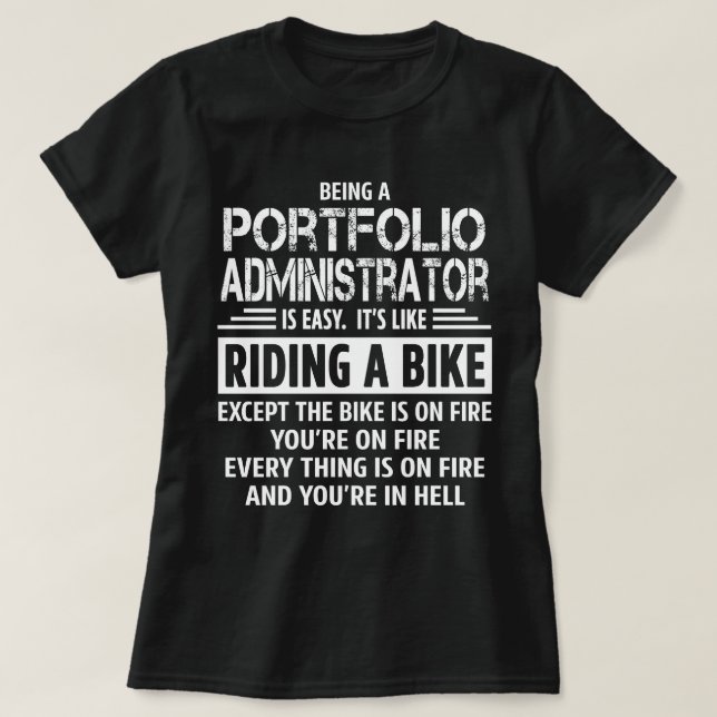 Portfolio Administrator T-Shirt (Design Front)