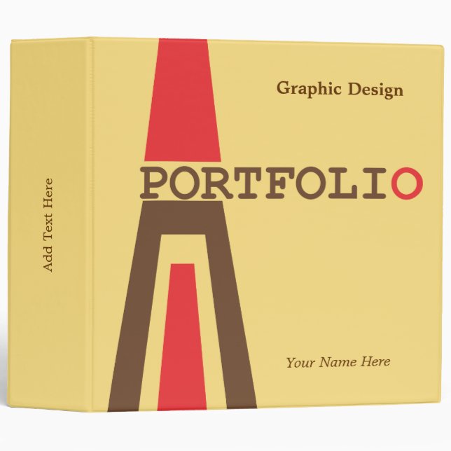 Portfolio Binder (Front/Spine)