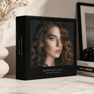 Portfolio Binder Custom Actor Model Photo