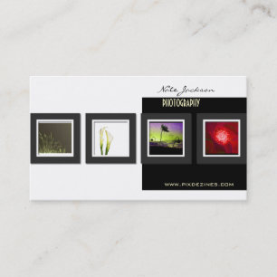 Portfolio business cards photos template