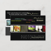 Portfolio business cards photos template (Front/Back)
