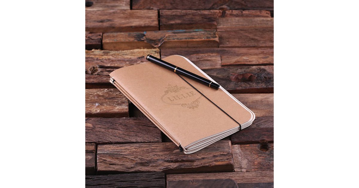 Portfolio Dividers with Stylish Kraft Journal Zazzle