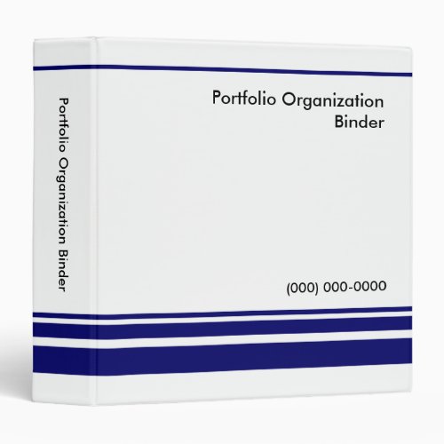 Portfolio Organization Binder 15 _ Custom Logo