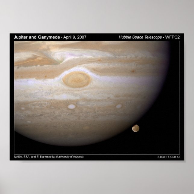 Portfolio Poster - Jupiter and Ganymede Print (Front)