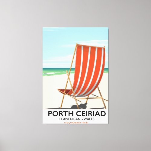 Porth Ceiriad Wales Beach Canvas Print