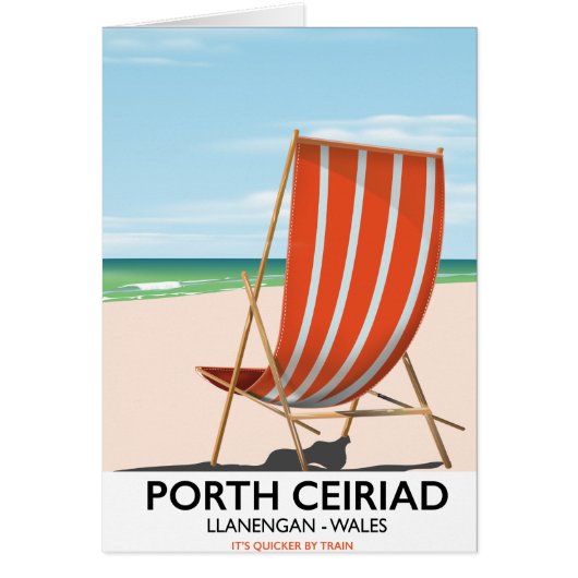 Porth Ceiriad Wales Beach Cards (Front)