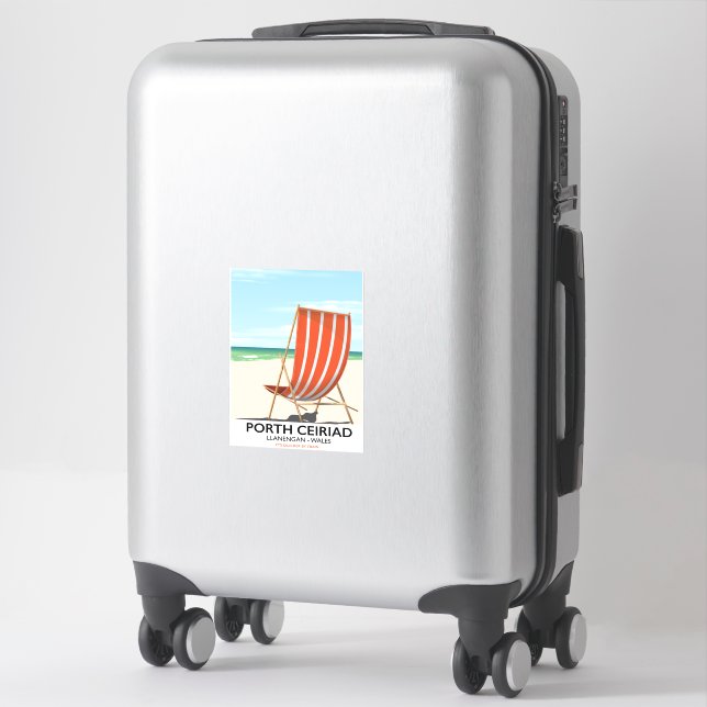 Porth Ceiriad Wales Beach Sticker (Suitcase)