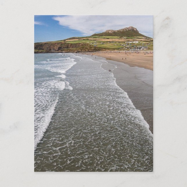 Porth Mawr Whitesands Bay Wales Postcard (Front)