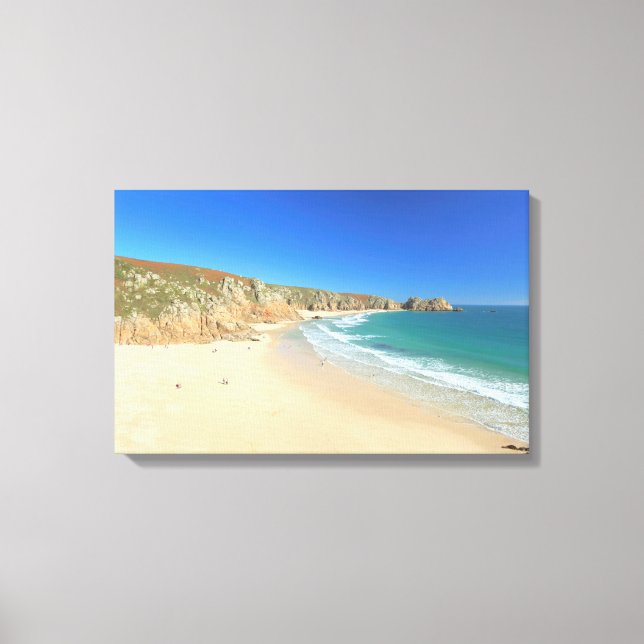 Porthcurno Canvas Print (Front)