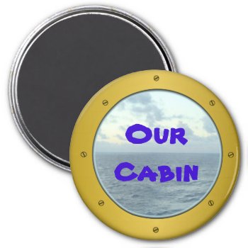 Porthole 2 Cabin Marker Magnet by CruiseReady at Zazzle