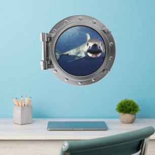 Porthole - Mako Shark Wall Decal