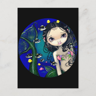"Porthole Mermaid" Postcard